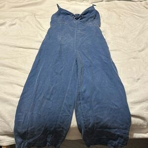 Old Navy denim wide leg jumpsuit